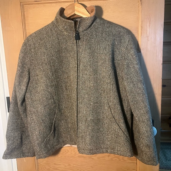 James Peter James Jackets & Blazers - Harris Tweed Herringbone Patterned Wool Jacket